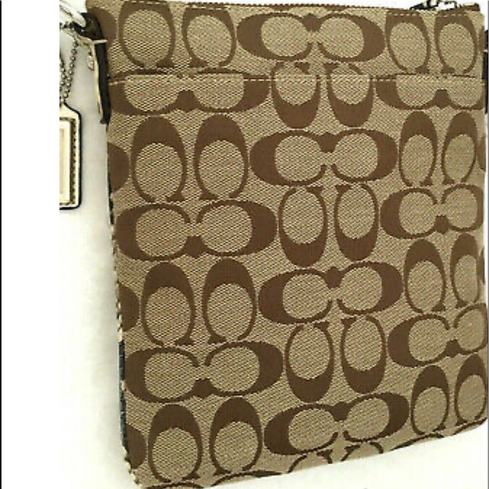 Rare! -Coach Sutton Signature Python Swingpack/Cr… - image 2